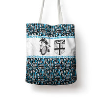 Fiji Bati Tote Bag Bati Island Warrior Geometry LT9 - Polynesian Pride