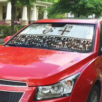 Fiji Bati Auto Sun Shade Masi-inspired Tapa Pattern LT9 - Polynesian Pride