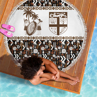 Fiji Bati Beach Blanket Masi-inspired Tapa Pattern