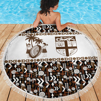Fiji Bati Beach Blanket Masi-inspired Tapa Pattern