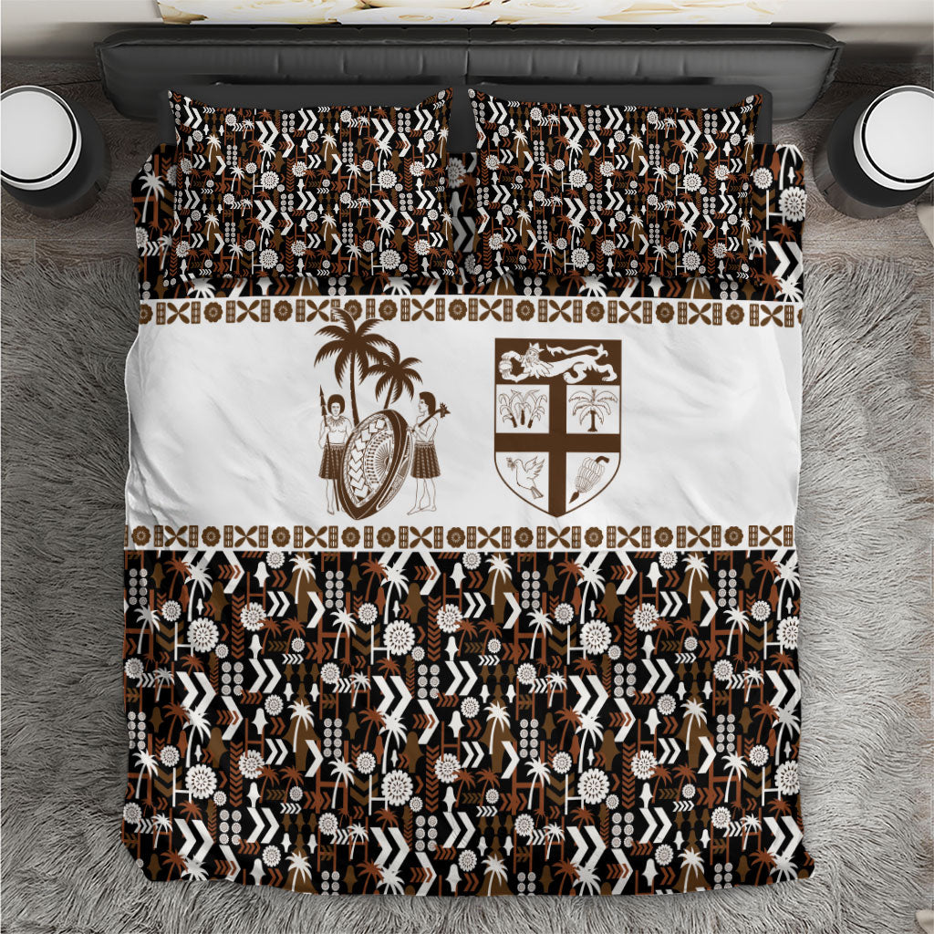 Fiji Bati Bedding Set Masi-inspired Tapa Pattern LT9 Brown - Polynesian Pride