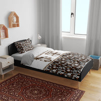 Fiji Bati Bedding Set Masi-inspired Tapa Pattern LT9 - Polynesian Pride
