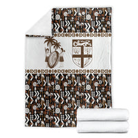 Fiji Bati Blanket Masi-inspired Tapa Pattern