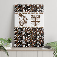 Fiji Bati Canvas Wall Art Masi-inspired Tapa Pattern