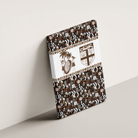 Fiji Bati Canvas Wall Art Masi-inspired Tapa Pattern