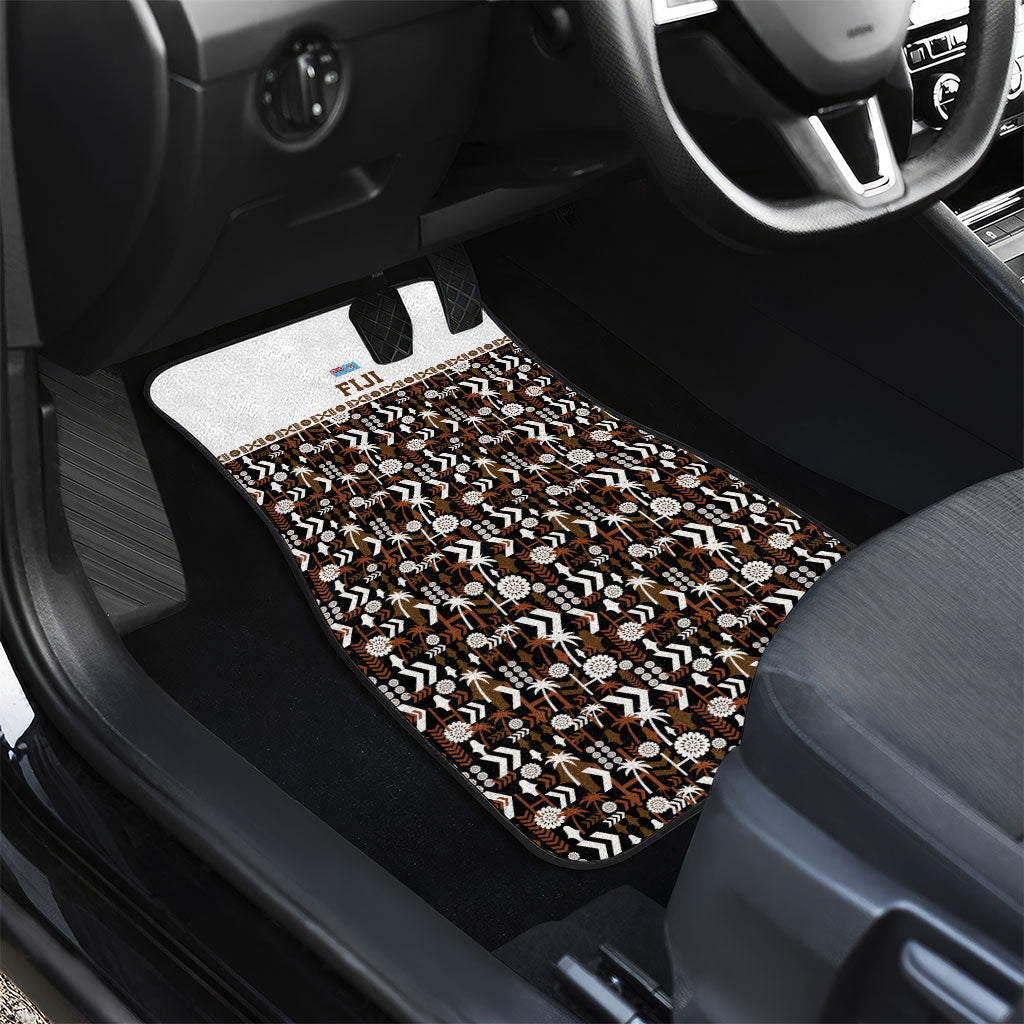 Fiji Bati Car Mats Masi-inspired Tapa Pattern LT9 - Polynesian Pride
