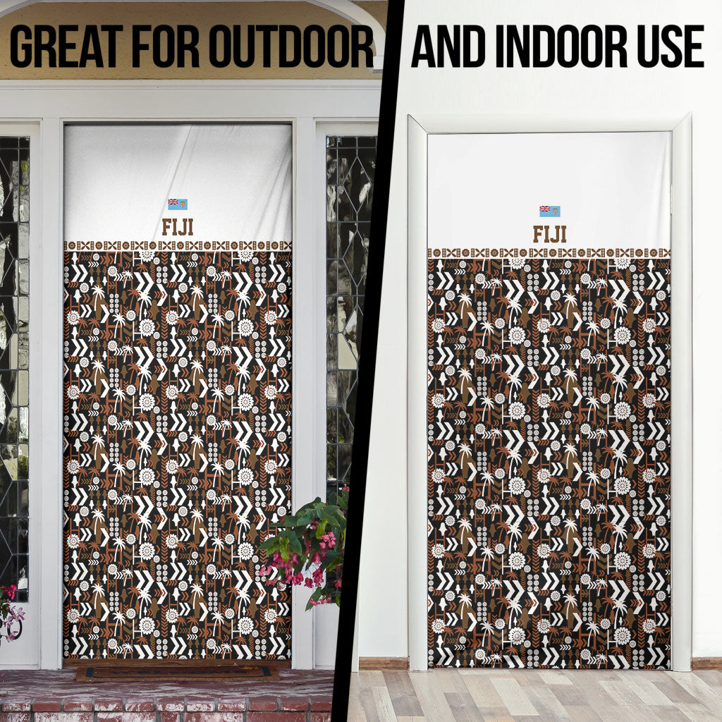 Fiji Bati Door Cover Masi-inspired Tapa Pattern LT9 - Polynesian Pride