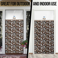 Fiji Bati Door Cover Masi-inspired Tapa Pattern LT9 - Polynesian Pride