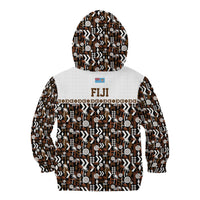 Fiji Bati Kid Hoodie Masi-inspired Tapa Pattern LT9 - Polynesian Pride