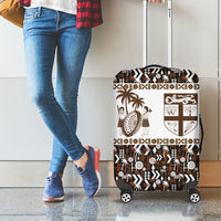 Fiji Bati Luggage Cover Masi-inspired Tapa Pattern LT9 - Polynesian Pride