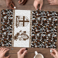Fiji Bati Puzzle Masi-inspired Tapa Pattern