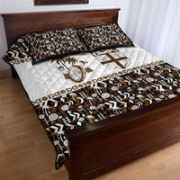Fiji Bati Quilt Bed Set Masi-inspired Tapa Pattern