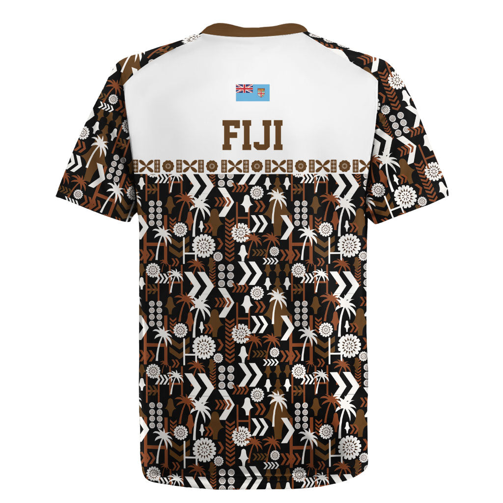 Fiji Bati Rugby Jersey Masi-inspired Tapa Pattern LT9 - Polynesian Pride