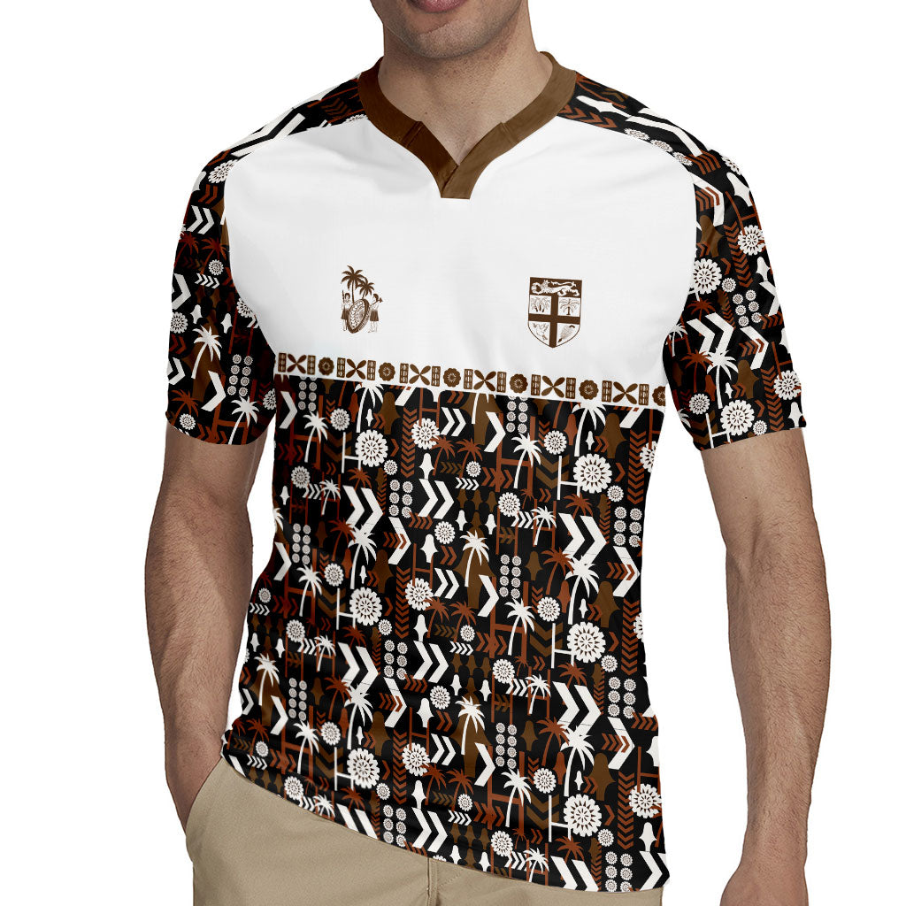 Fiji Bati Rugby Jersey Masi-inspired Tapa Pattern LT9 - Polynesian Pride