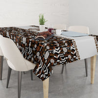 Fiji Bati Tablecloth Masi-inspired Tapa Pattern LT9 - Polynesian Pride