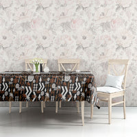 Fiji Bati Tablecloth Masi-inspired Tapa Pattern LT9 - Polynesian Pride