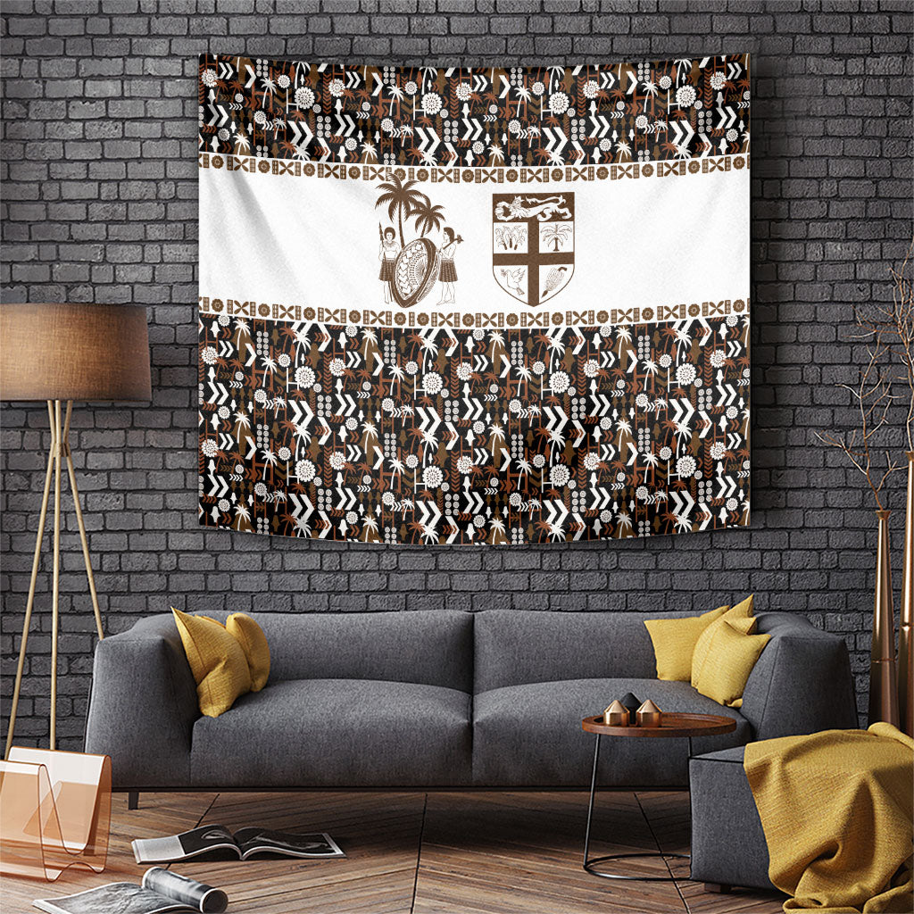 Fiji Bati Tapestry Masi-inspired Tapa Pattern