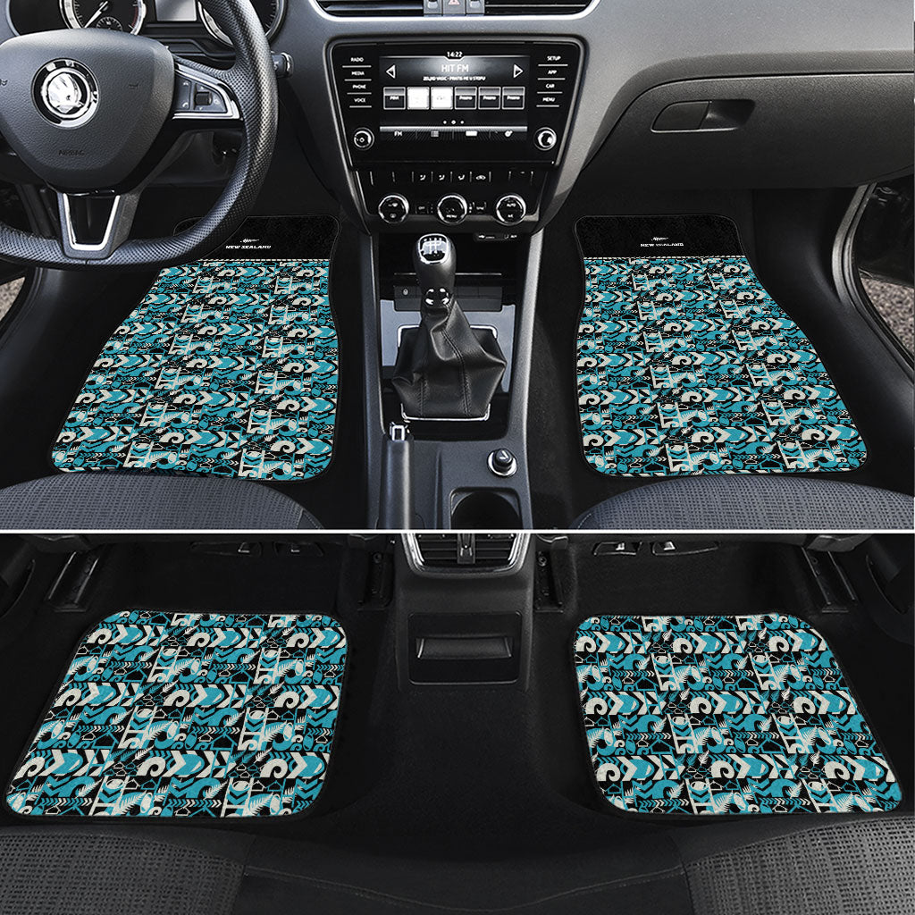 Aotearoa New Zealand Kiwis Tima Riki Motu Car Mats