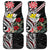 Hawaii Monk Seal Santa Car Mats Hibiscus Kakau Pattern Mele Kalikimaka