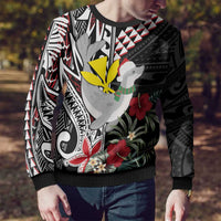 Hawaii Monk Seal Santa Ugly Christmas Sweater Hibiscus Kakau Pattern Mele Kalikimaka