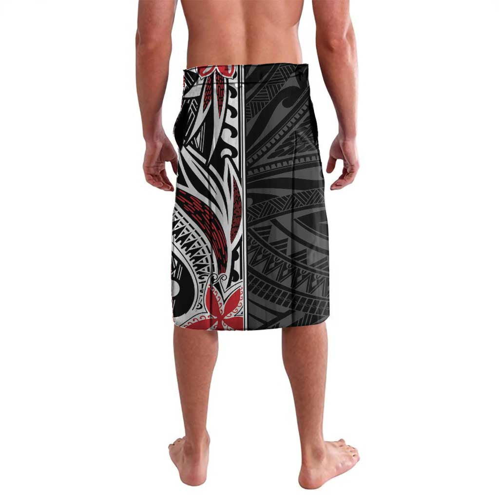 Hawaii Monk Seal Santa Lavalava Hibiscus Kakau Pattern Mele Kalikimaka LT9 - Polynesian Pride