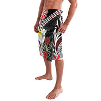 Hawaii Monk Seal Santa Lavalava Hibiscus Kakau Pattern Mele Kalikimaka LT9 - Polynesian Pride
