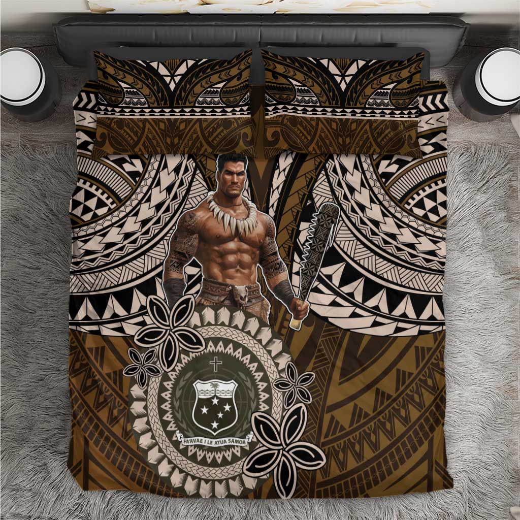 Samoa Warrior Bedding Set The Mighty Samoan Warrior Spirit