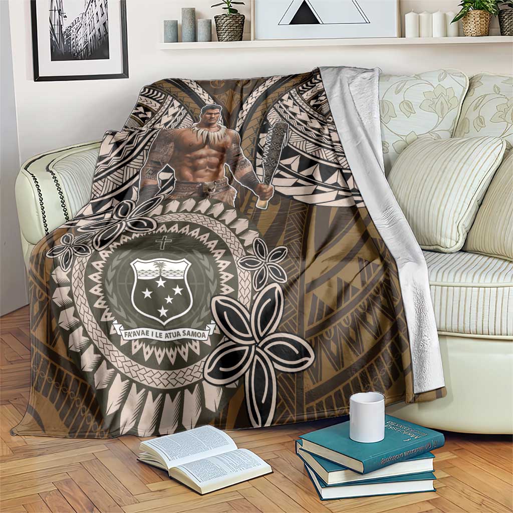 Samoa Warrior Blanket The Mighty Samoan Warrior Spirit