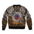 Samoa Warrior Bomber Jacket The Mighty Samoan Warrior Spirit