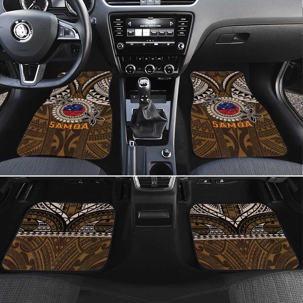 Samoa Warrior Car Mats The Mighty Samoan Warrior Spirit