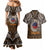 Samoa Warrior Couples Matching Mermaid Dress and Hawaiian Shirt The Mighty Samoan Warrior Spirit