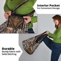 Samoa Warrior Grocery Bag The Mighty Samoan Warrior Spirit