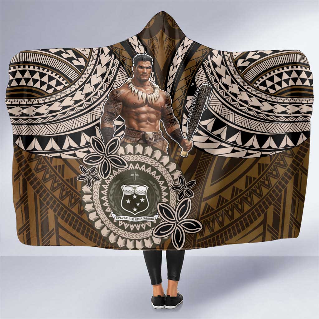 Samoa Warrior Hooded Blanket The Mighty Samoan Warrior Spirit