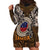 Samoa Warrior Hoodie Dress The Mighty Samoan Warrior Spirit