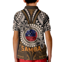 Samoa Warrior Kid Polo Shirt The Mighty Samoan Warrior Spirit