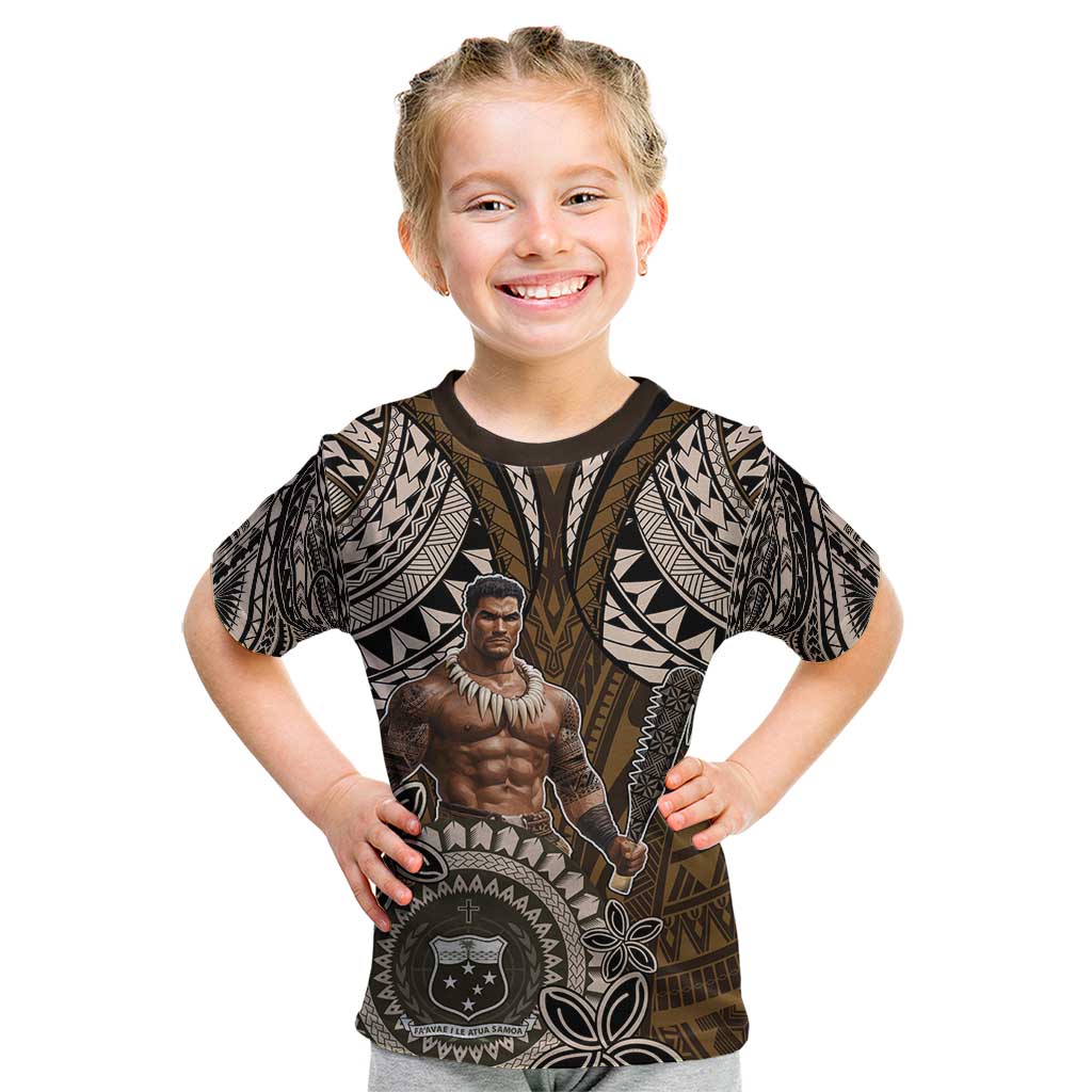 Samoa Warrior Kid T Shirt The Mighty Samoan Warrior Spirit
