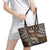 Samoa Warrior Leather Tote Bag The Mighty Samoan Warrior Spirit