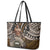 Samoa Warrior Leather Tote Bag The Mighty Samoan Warrior Spirit