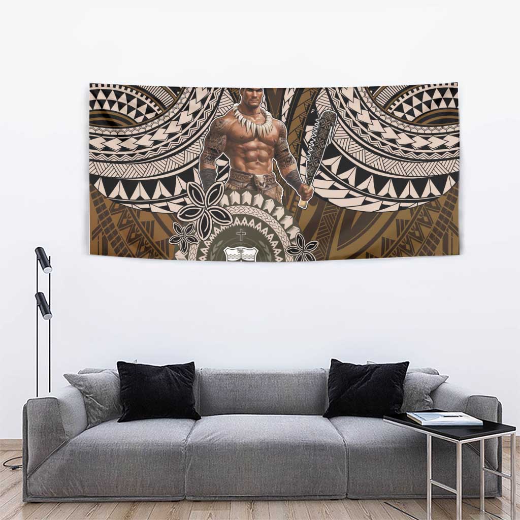 Samoa Warrior Tapestry The Mighty Samoan Warrior Spirit