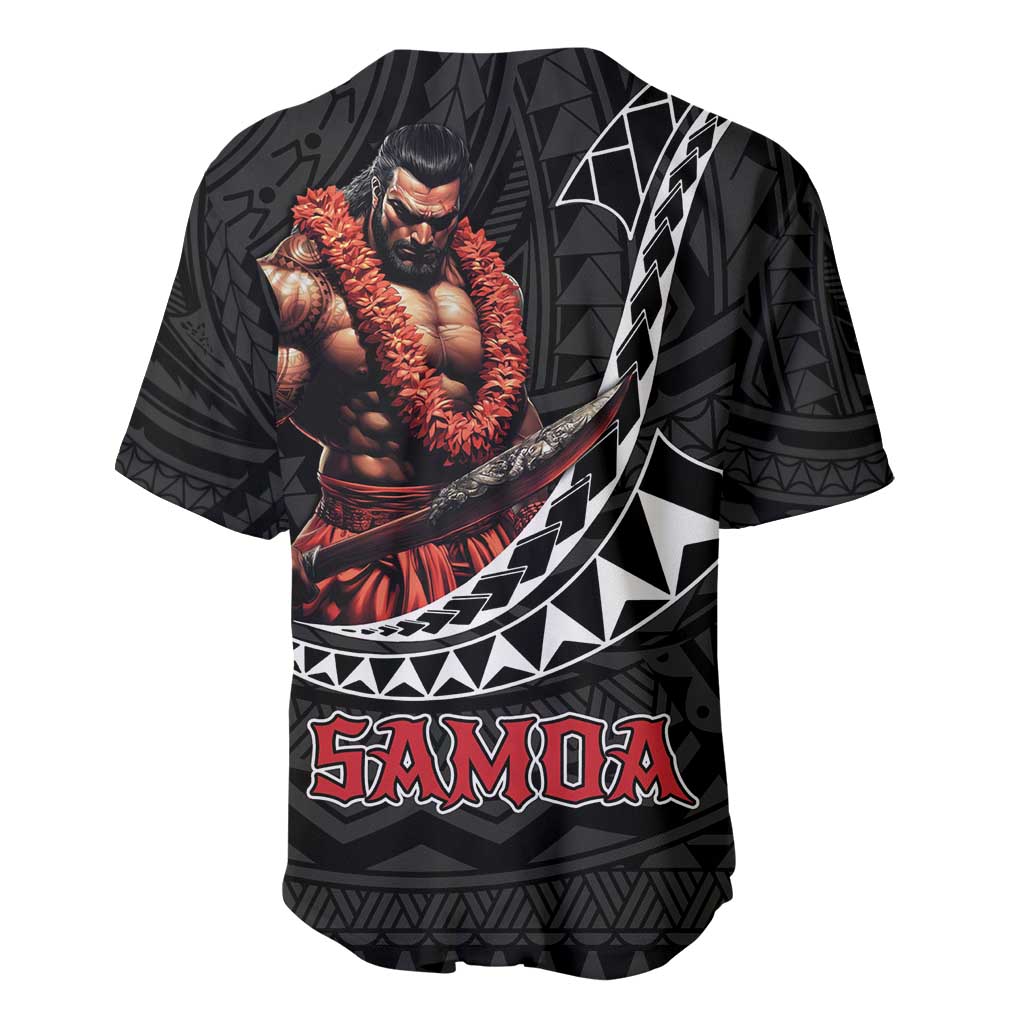 Samoan Pride Polynesian Tribal Warrior Baseball Jersey 685 Samoa Mo Samoa