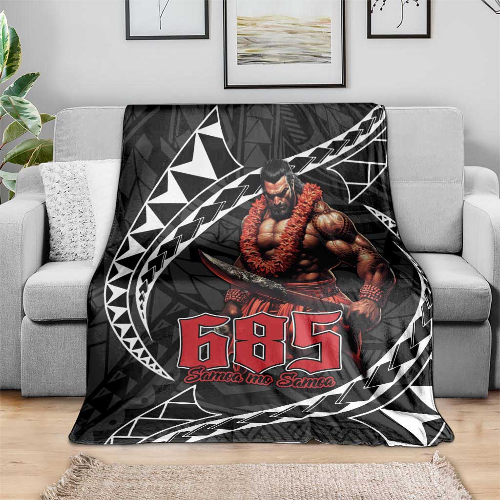 Samoan Pride Polynesian Tribal Warrior Blanket 685 Samoa Mo Samoa