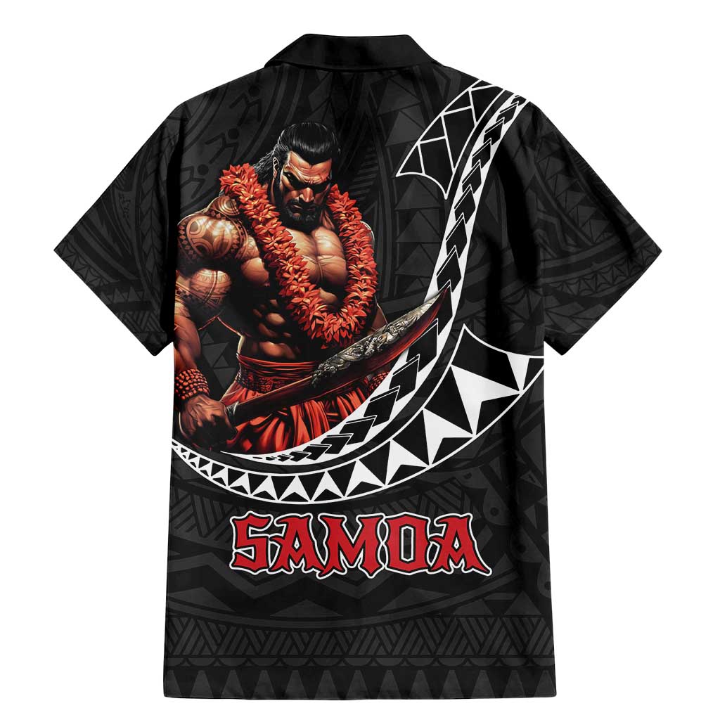 Samoan Pride Polynesian Tribal Warrior Family Matching Mermaid Dress and Hawaiian Shirt 685 Samoa Mo Samoa