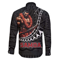 Samoan Pride Polynesian Tribal Warrior Family Matching Mermaid Dress and Hawaiian Shirt 685 Samoa Mo Samoa