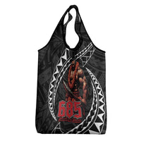 Samoan Pride Polynesian Tribal Warrior Grocery Bag 685 Samoa Mo Samoa