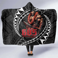 Samoan Pride Polynesian Tribal Warrior Hooded Blanket 685 Samoa Mo Samoa