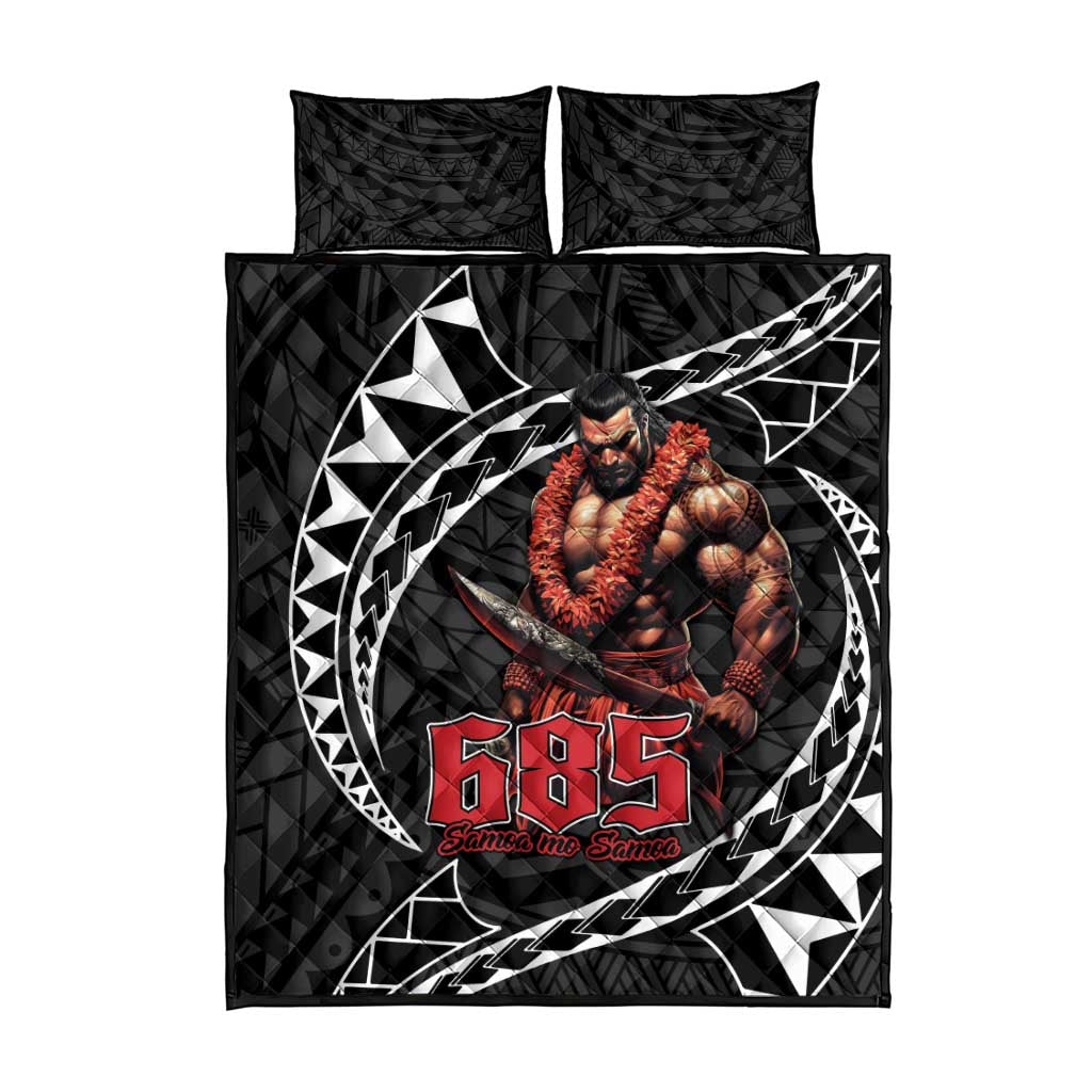 Samoan Pride Polynesian Tribal Warrior Quilt Bed Set 685 Samoa Mo Samoa