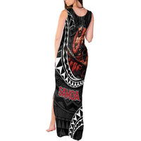 Samoan Pride Polynesian Tribal Warrior Tank Maxi Dress 685 Samoa Mo Samoa