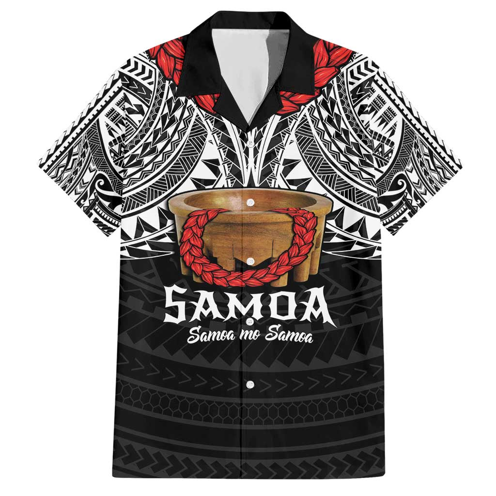 Samoan Tanoa Kava Bowl Ula Fala Hawaiian Shirt Polynesian Tribal Vibe