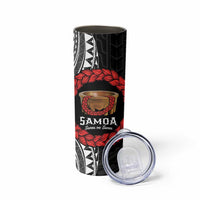 Samoan Tanoa Kava Bowl Ula Fala Skinny Tumbler Polynesian Tribal Vibe