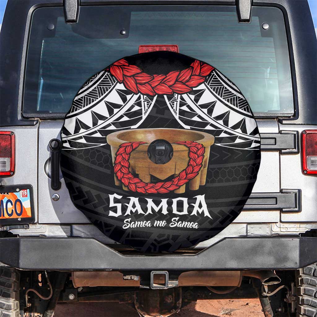 Samoan Tanoa Kava Bowl Ula Fala Spare Tire Cover Polynesian Tribal Vibe